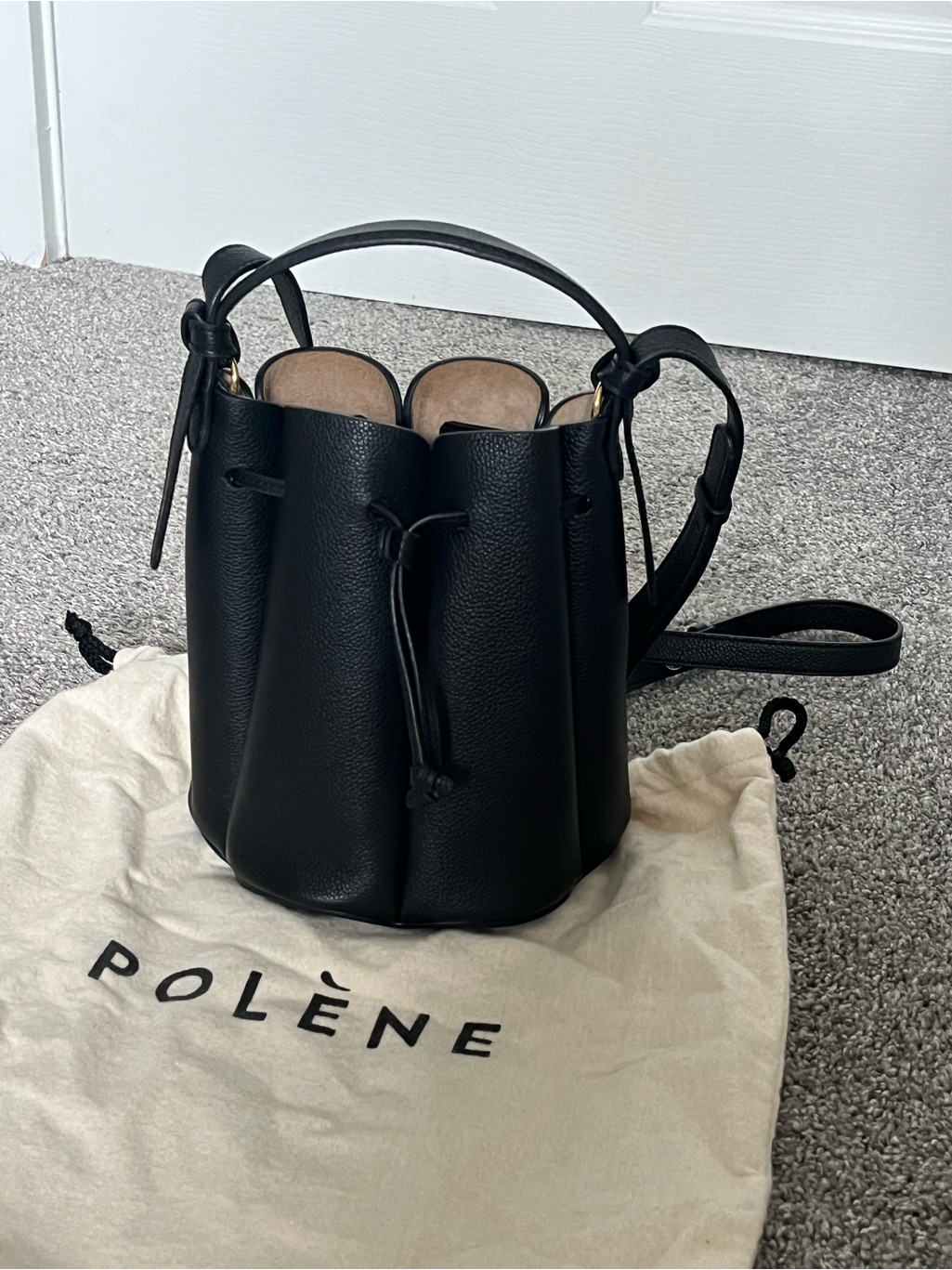 Black Polne Numero Huit Mini Bag
